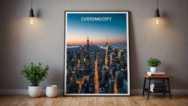 Affiche de ville personnalisée : un cadeau unique pour faire plaisir à un proche